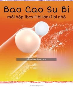 combo 5 bao cao su 2 bi ở đầu
