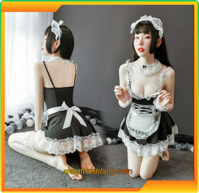 Cosplay hau gai sexy - Cosplay hầu gái sexy DN01 - shop vợ chồng