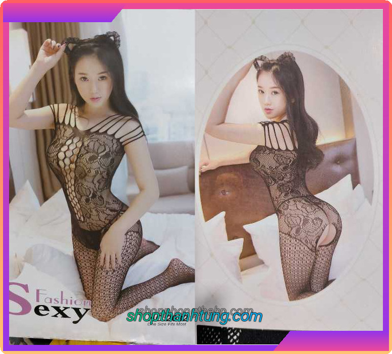 Do ngu ren luoi goi cam dn091 - Đồ ngủ ren lưới gợi cảm DN09