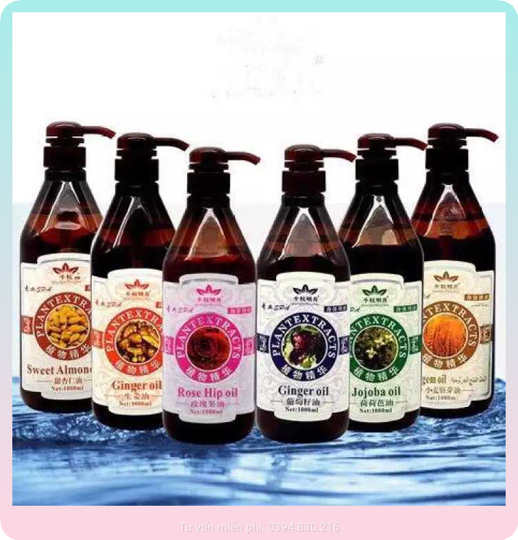 Massage body spa chai lon 800ml - Tinh dầu massage body spa chai lớn