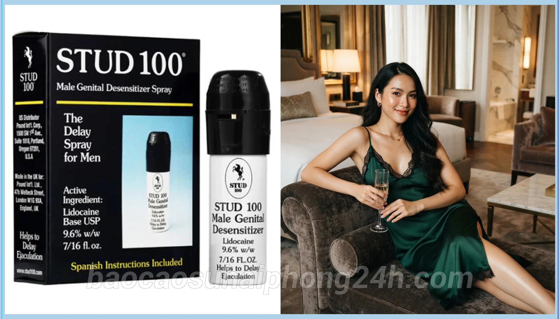 Chai xịt chống xuất tinh sớm Hải Phòng