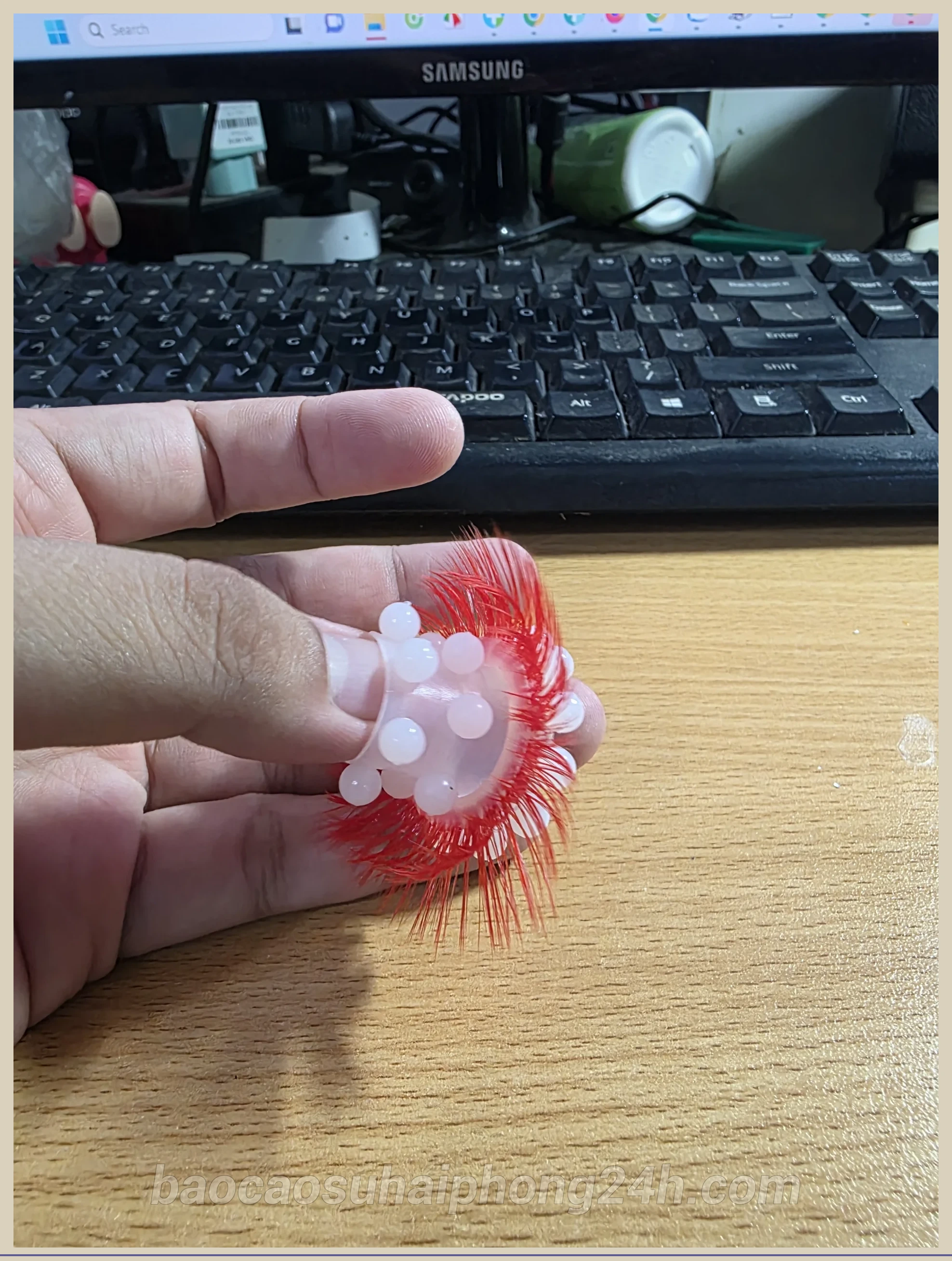 Vòng đeo silicon lông ngựa Hải Phòng
