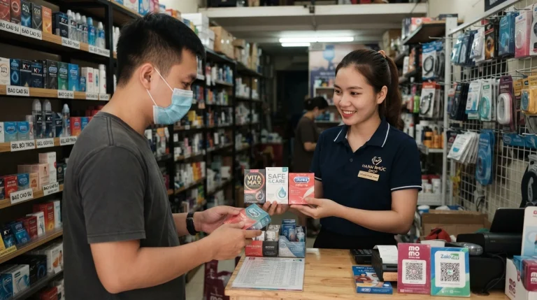 Shop bao cao su Tiền Giang